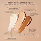 Luvie Glow Foundation Cushion, Mushroom Head Air Cushion CC Cream, LuvieGlowFoundation Full Coverage, Moisturizing Concealer Brighten Long-Lasting, Even Skin Tone for All Skin Types (Warm) - Image 4