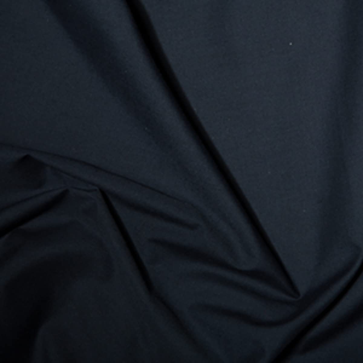 Tissu en popeline de polycoton uni pour loisirs créatifs, bleu marine, 10 m, 112 cm x 1000 cm