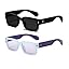 2 Pack (Black/Grey+blue/Gradient Pink)