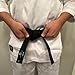 Victorbudo USA Karate Belt, All-Purpose Martial Arts Belt, Judo Belt, Taekwondo Belt, Colorful Karate Belt, Durable MMA Color Rank TKD Belt Size 0-6. (Black, 6)
