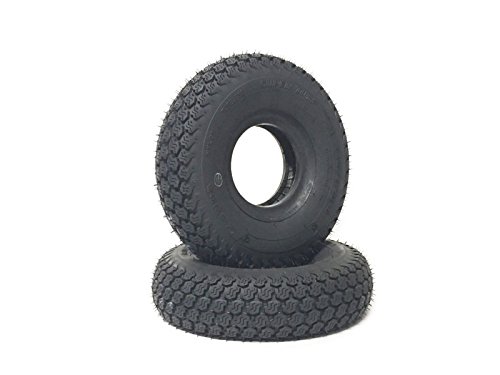 (2) 4.10/3.50-4 410/350-4 Turf 4 Ply Tires 410x350-4 410x350x4