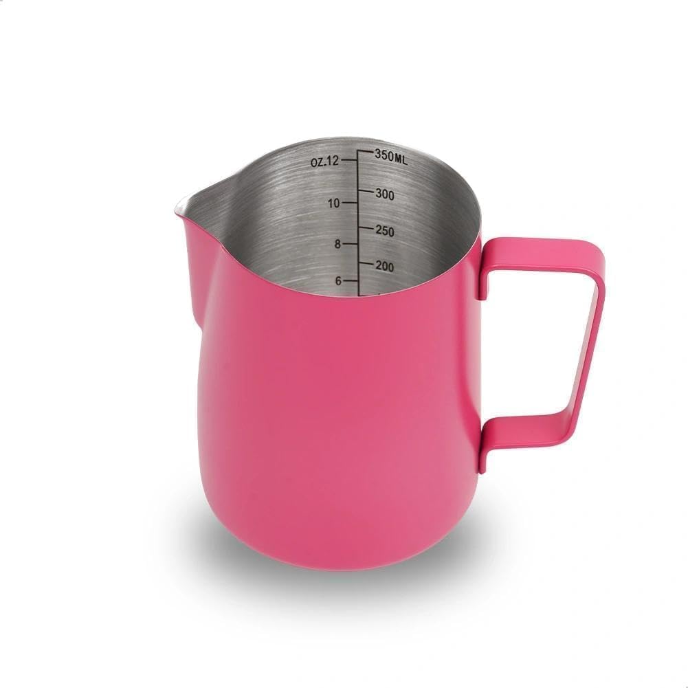 watchget 12oz Milk Frothing Pitcher Stainless Steel Espresso Steaming Jug