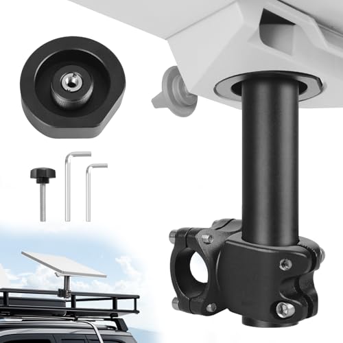 Starlink Mini Car Mount Pipe Adapter (Old Version) for RVs, Motorcycles, Yachts, Universally Aluminum Bracket Angle Clamp, Star Link Pole Mini Dashboard Mounting Kit