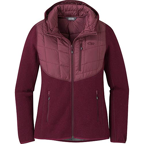 Outdoor Research Womens Vashon Hybrid Full Zip (XS - Zin)