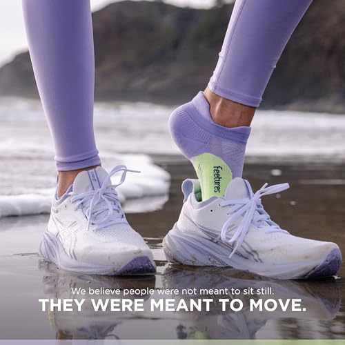 Image of Feetures Elite Light Cushion No Show Tab Sock Wave
