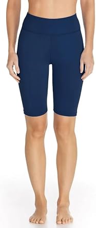Womens Swim Shorts - UPF 50+ Sun Protection - Deep Water