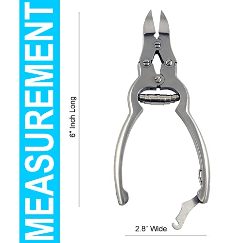 Toenail Clippers For Thick Ingrown Toenails - Heavy Duty Surgical Grade Stainless Steel Fingernails Clipper Cutter Trimmer Nail Cutters For Men Seniors Adults Podiatrist Chiropodist Tool Krisp Beauty #TOP3
