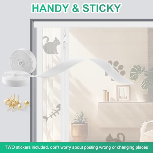 Porta de tela reforçada para gatos, porta de tela à prova de animais de estimação resistente com zíp