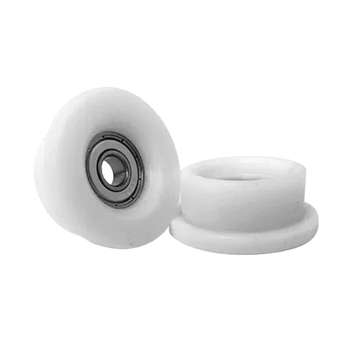 Teron 4 PCS Rudermaschine Lager Rollen, Ruderrad Lager Roller Ausrüstung Für Fitness-Training Übungen, 42x18mm