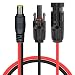 YAODHAOD Solarstecker auf DC 8mm Kabel (4mm², Solar to DC 8mm 1M)