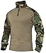 XKTTAC Combat Shirt mit 2-4 Taschen Tactical Herren Militär Ausrüstung Security Kleidung Outdoor Polizei Hemd Bundeswehr Pullover Paintball Airsoft(B-Woodland/2 Taschen,L) MI 4 günstig Kaufen-XKTTAC Combat Shirt mit 2-4 Taschen Tactical Herren Militär Ausrüstung Security Kleidung Outdoor Polizei Hemd Bundeswehr Pullover Paintball Airsoft(B-Woodland/2 Taschen,L)