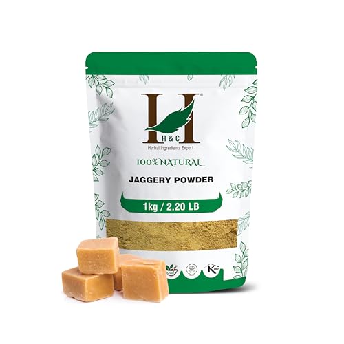H&C Jaggery Powder / Gud / Goor – 1 kg Packung
