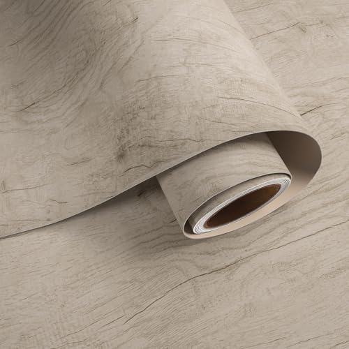 VaryPaper 32" x 354" Rustic Light Wood Wallpaper Peel and Stick Wallpaper Wood Look Contact Paper for Countertops Cabinets Waterproof Self Adhesive Removable Wooden Wall Paper Roll for Kitchen Bedroom by VaryPaper - Image 9