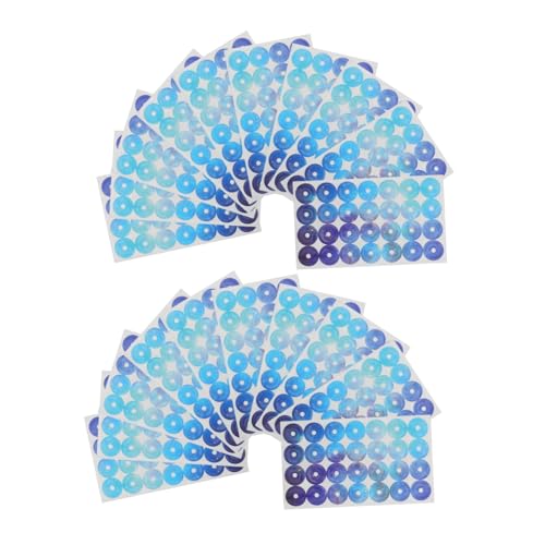 VILLCASE 5bags Loose Leaf Hole Repair Labels Binder Hole Stickers Binder Sticker Pack Protectors Patches