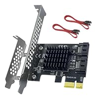 Amazon.co.jp: PCIe SATA拡張カード 6ポート 6Gbps対応/PCIe 3.0 x4