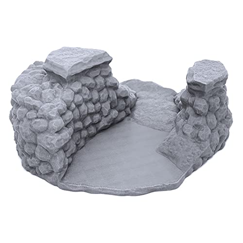 EnderToys Rock Valley, 3D Printed Tabletop RPG Scenery and Wargame Terrain for 28mm Miniatures