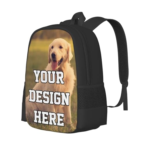 Custom Backpack for Women Men Customize Casual Travel Backpack Personalized Backpacks Design With Text Photo Logo2