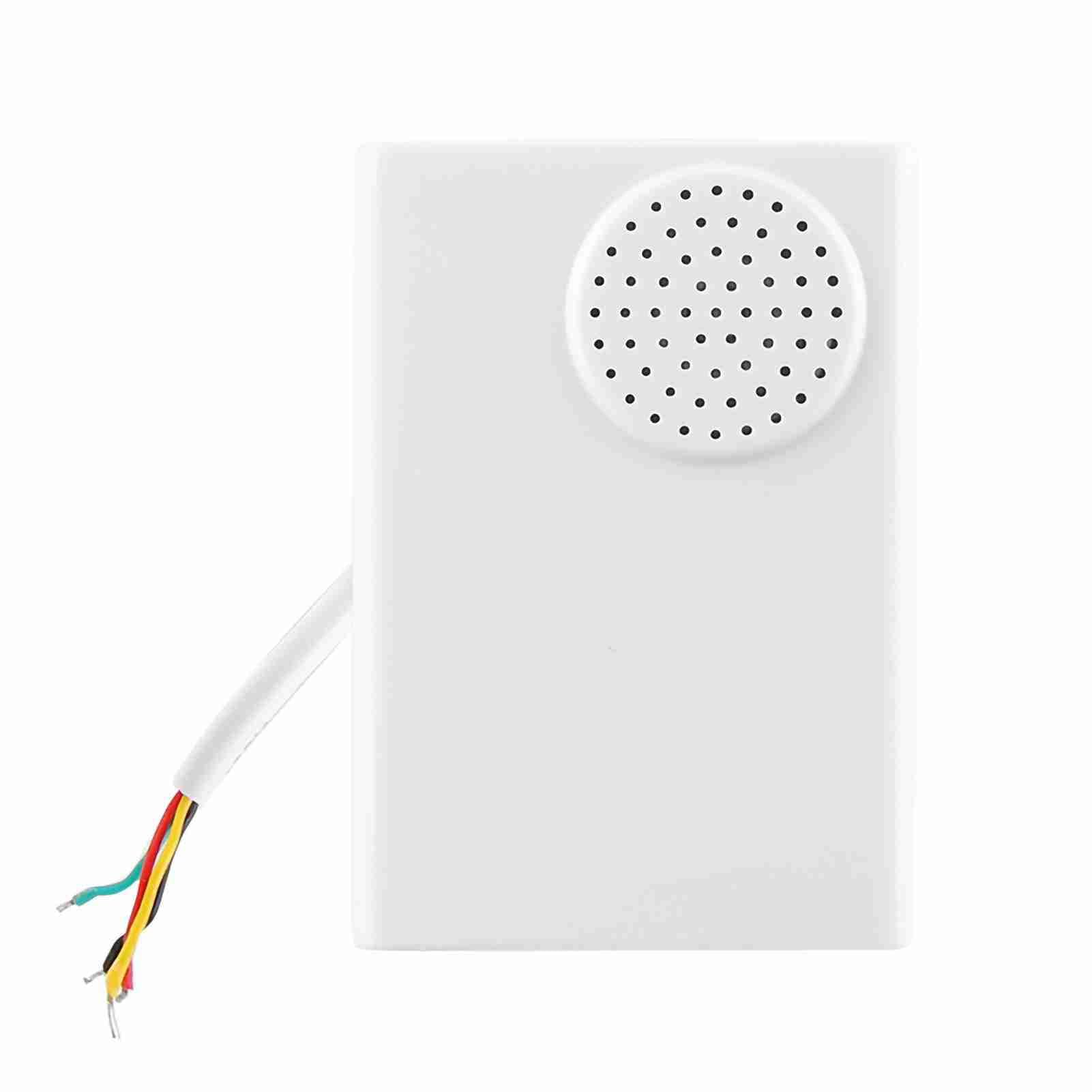 3 4 X 2 4in Door Bells For Homes White Smart Doorbell Abs Room Doorbell Door Sensor 12v