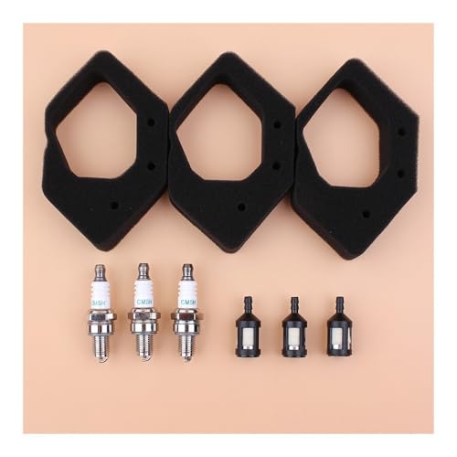 Kit bougies d'allumage et filtre pour débroussailleuse GX25 assurant un démarrage fluide