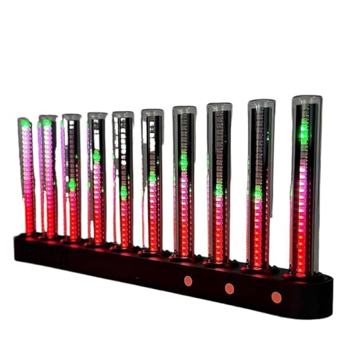 Interface audio avec spectre de rythme musical et tubes Nixie - 2