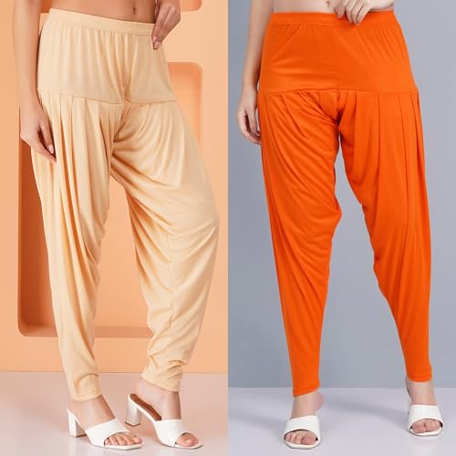 Image of Buy That Trendz Patiala Salwar for Women Relaxed Fit Viscose Patiyala Salwar Harem Bottom Pants
