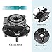 YQAUCES 513303 Front Wheel Hub and Bearing Assembly Fit for Subaru Outback Forester Impreza Legacy XV Crosstrek Models 5 Lug w/ABS