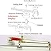 Moncer Torch Compass Roller Guide, Adjustable Magnetic Guide Wheel with Circle Compass Roller Welding Cutting Tool Accessories for P80