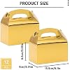 3/6/9/12pcs Scatola di biscotti di Natale Finestra trasparente