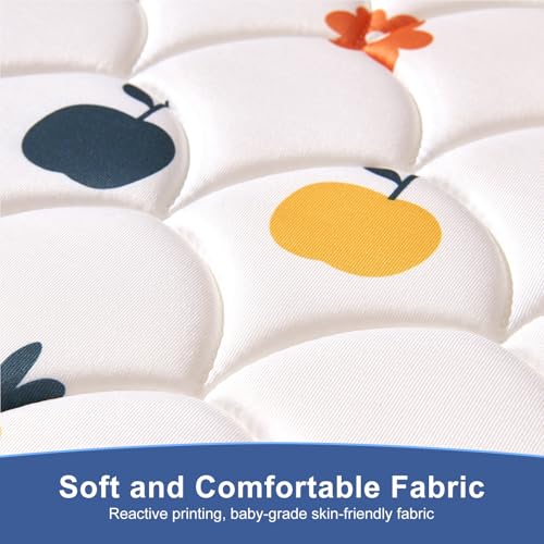 Image of Mini Crib Mattress 38 inch x 24 inch x 4 inch- Firm Support and Comfort Premium Foam,Noiseless and Odorless,Hypoallergenic Mini Crib Mattress,Fits Mini and Portable Cribs,Dual Sided with Soft Breathable Fabric