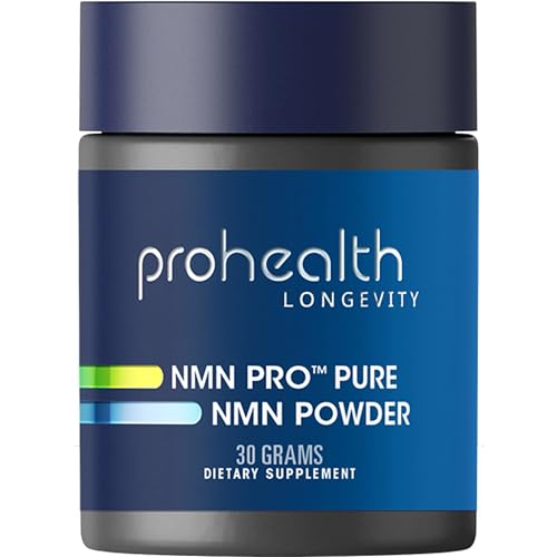 ProHealth NMN Pro Powder (30 Grams) Clinically Studied Uthever NMN. NAD+ Precursor for Cellular Energy Mitochondrial Support & Healthy Aging. USA Manufactured Triple Lab-Tested