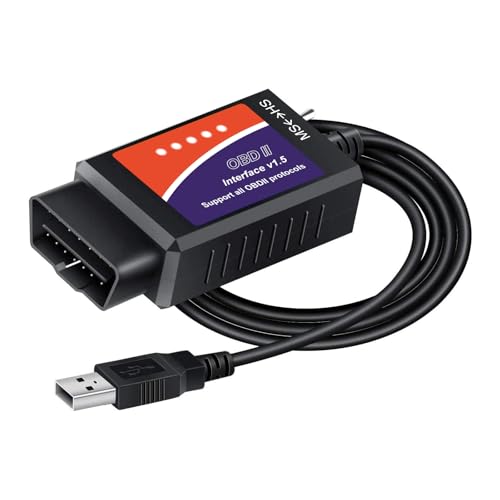 ELM327 USB Adapter OBD2 Scanner for Windows, ELMconfig FoCCCus Diagnostic Scan Tool…
