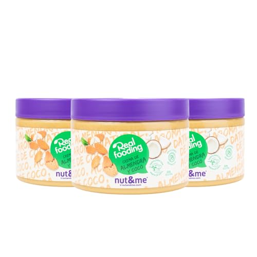 nut&me Crema de almendras y coco Realfooding 750 g