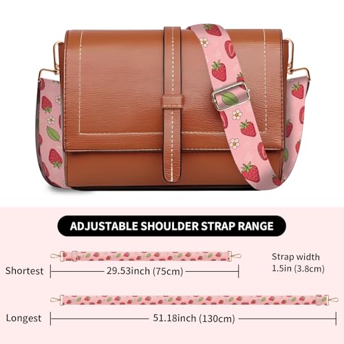 Image of Wide Purse Strap Replacement Crossbody, Funny Shoulder Strap Adjustable, Cute Bag Strap for Women Guitar Purses