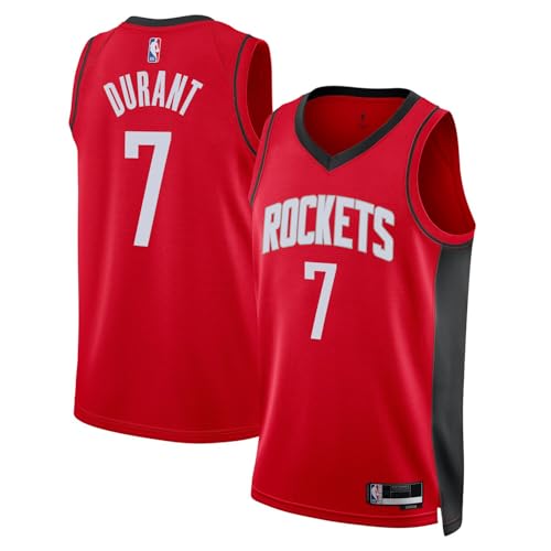 Kevin Durant Houston Rockets NBA Kids Youth 8-20 Red Icon Edition Swingman Jersey (US Numeric 14 16 Regular Red)