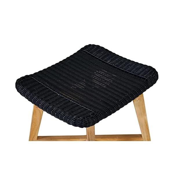 OUTLIV. Clovelly Hocker Teak/Geflecht