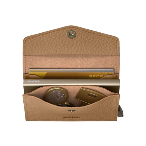 Secrid Portefeuille enveloppe Cappuccino petit format en cuir classique - 3
