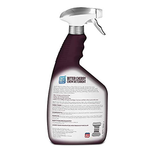 Out! Petcare Bitter Cherry Chew Deterrent | Deterrent For Puppy Training To Discourage Licking And Chewing | 32 Oz #TOP7