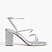 DREAM PAIRS Women's Heels Chunky Block Strappy Square Open Toe Ankle Buckle Heeled Sandals Wedding Party Dress Shoes Indie,Size 8,Silver-Rhinestone,SDHS2428W