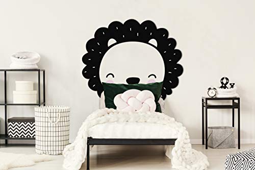 Oedim Cabecero Infantil Cama PVC Animales León 100x120cm | Cabecero Ligero, Elegante, Resistente y Económico