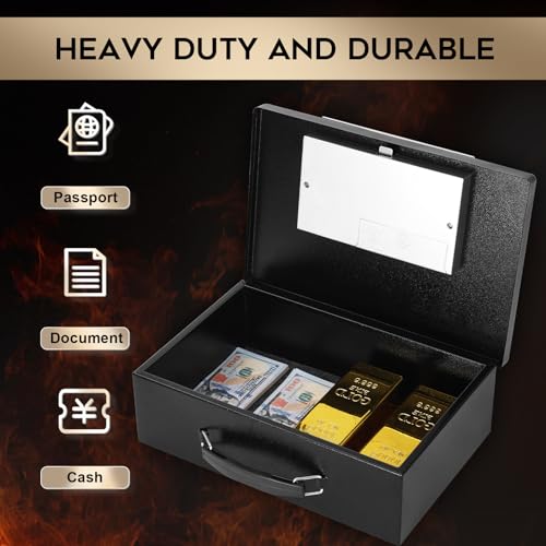 Boîte de rangement ignifuge Dalmbox pour protéger vos documents importants du feu