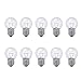 Price comparison product image 10 Pack E27 Bulb, Edison Screw Round Bulb, ES GLS Lights Bulbs 40, 240V, by Brightfour