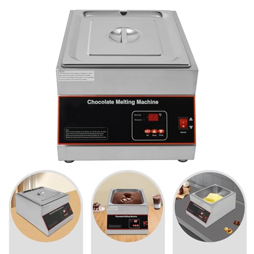 Máquina eléctrica para derretir chocolate 500w con tapa miniatura 4