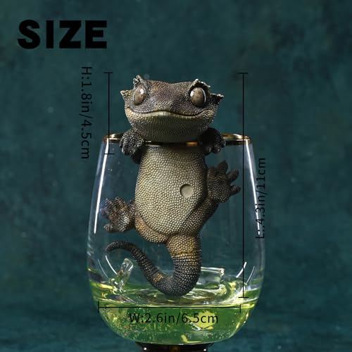 Gecko Eyelash statuette AMITD durable aux détails intricés faits main - 8
