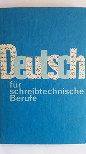 Deutsch Für Schreibtechnische Berufe