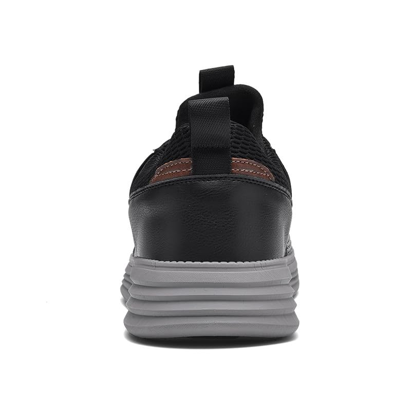Image of Wearbreeze Men's Business Casual Oxford Sneakers - Lightweight Lace-Up Dress Shoes for Work, Travel & Daily Commute
