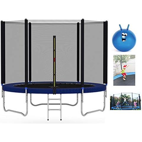 Heavy Duty 8FT Outdoor Trampoline with Enclosure Cover