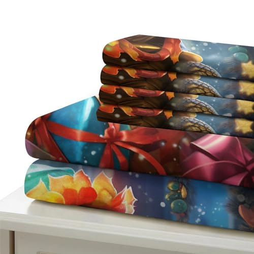 Housse de couette tortue marine 3D King parure de lit microfibre 220x240 cm - 6