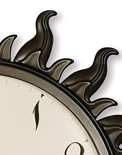 Howard Miller Sunburst Ii Wall Clock 625-543 – Indoor/Outdoor Metal Frame With Quartz Movement #TOP2