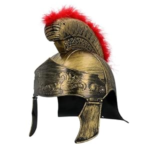 Boland 01443 - Römerhelm für Faschingskostüme, Kopfbedeckung für Märchenkostüm, Karneval und Mottoparty