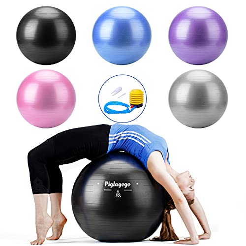 Pelota de Ejercicio Pelota de gimnasia para embarazo para asiento de oficina pilates yoga exercices deportes accesorio antideslizante protección contra explosiones con bomba de bola